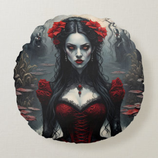 Vampire women and suga skull,2 design on 1 pillow