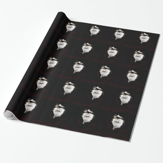 Vampire Wrapping Paper (Unrolled)