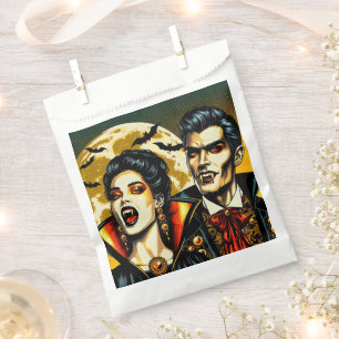 Vampires and Bats Halloween Party  Favor Bag
