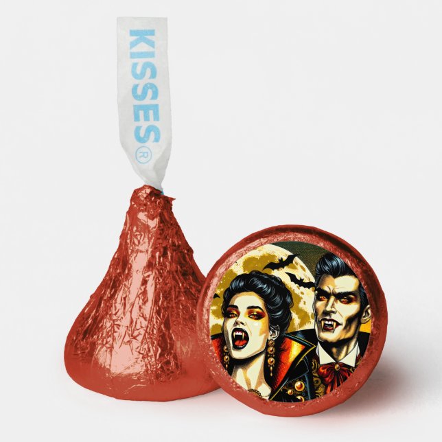 Vampires and Bats Halloween Party  Hershey®'s Kisses® (Front)