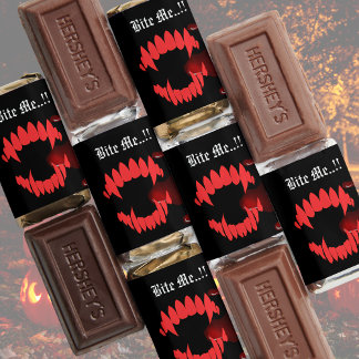 Vampires Bite Halloween Party Hershey's Miniatures