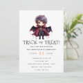 Vampire's Call: Trick or Treat Halloween Party Invitation | Zazzle