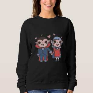 Vampires Couple Halloween Sweatshirt