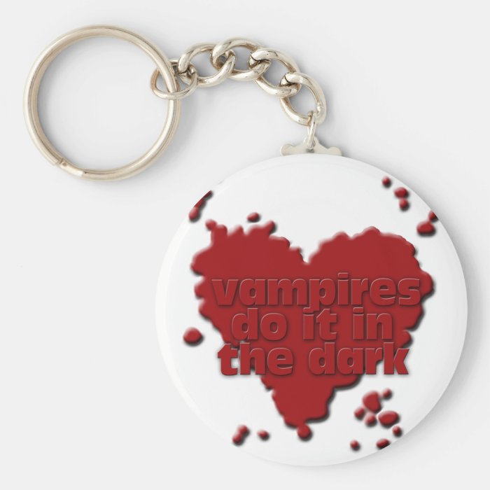 vampires do it in the dark key chains