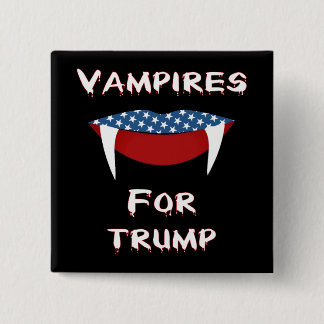 Vampires For Trump Fun Halloween Button