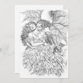 Vampire's Kiss by Al Rio - Vampire and Woman Art (Front/Back)