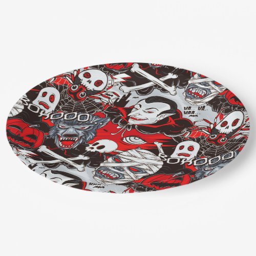 Vampires Night Paper Plates 9