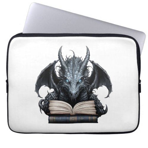 Vampires reading books laptop sleeve