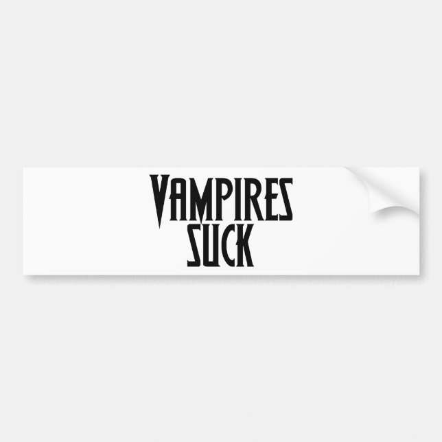 Vampires Suck Bumper Sticker (Front)