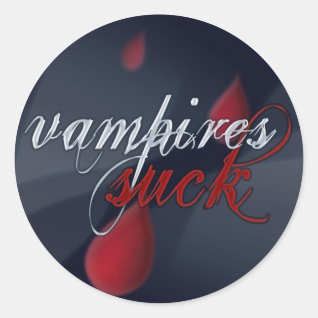 "Vampires Suck" sticker sheet (Front)