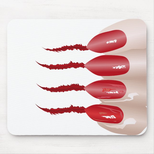 Vampirfinger Mouse Pad (Front)