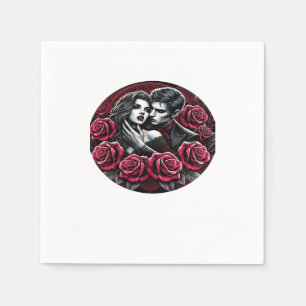 Vampiric Gothic Romance – Till Death Do Us In Clas Napkins