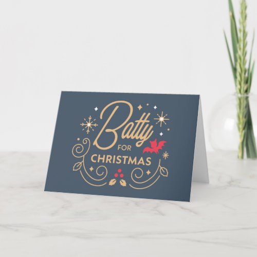 Vampirina  Batty for Christmas Card