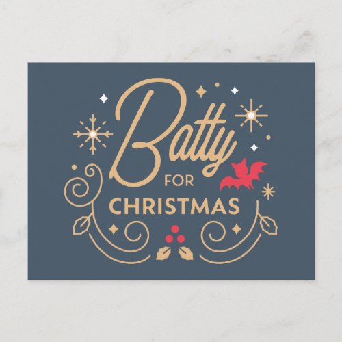 Vampirina  Batty for Christmas Postcard
