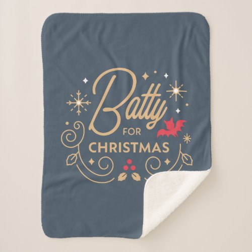 Vampirina  Batty for Christmas Sherpa Blanket