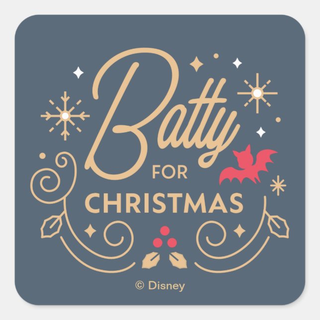 Vampirina | Batty for Christmas Square Sticker (Front)