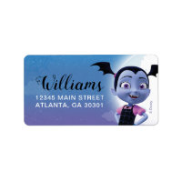 Vampirina Birthday Label