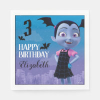 Vampirina Birthday Napkin