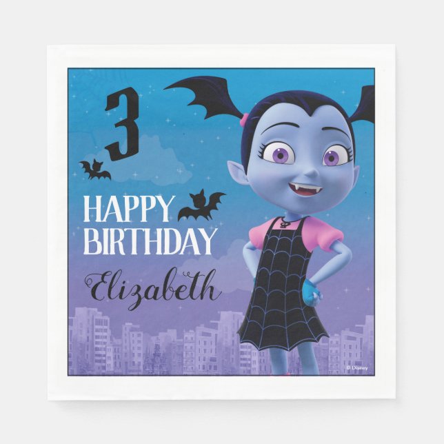 Vampirina Birthday Napkins (Front)