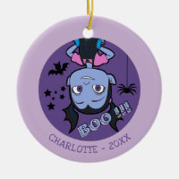 Vampirina | Boo Purple Badge Ceramic Ornament