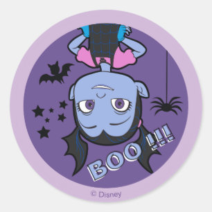 Vampirina Boo Purple Badge Classic Round Sticker