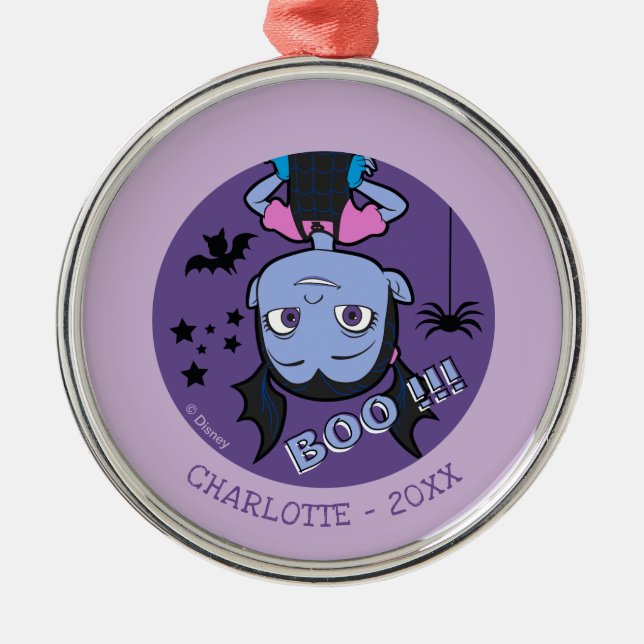 Vampirina | Boo Purple Badge Metal Ornament (Front)