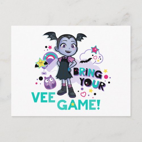 Vampirina  Bring Your Vee Game Postcard