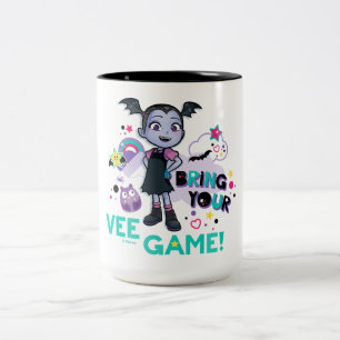 Vampirina   Bring Your Vee Game! Two-Tone Coffee Mug