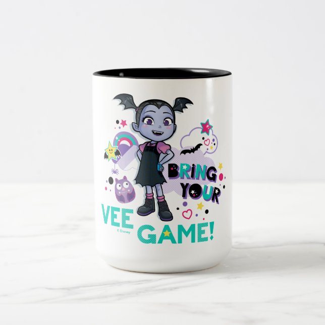 Vampirina | Bring Your Vee Game! Two-Tone Coffee Mug (Center)