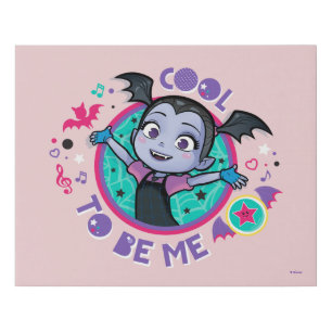 Vampirina   Cool to be Me Faux Canvas Print