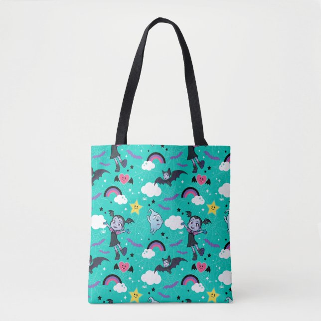 Vampirina & Demi | Friends are Magical Pattern Tote Bag (Front)