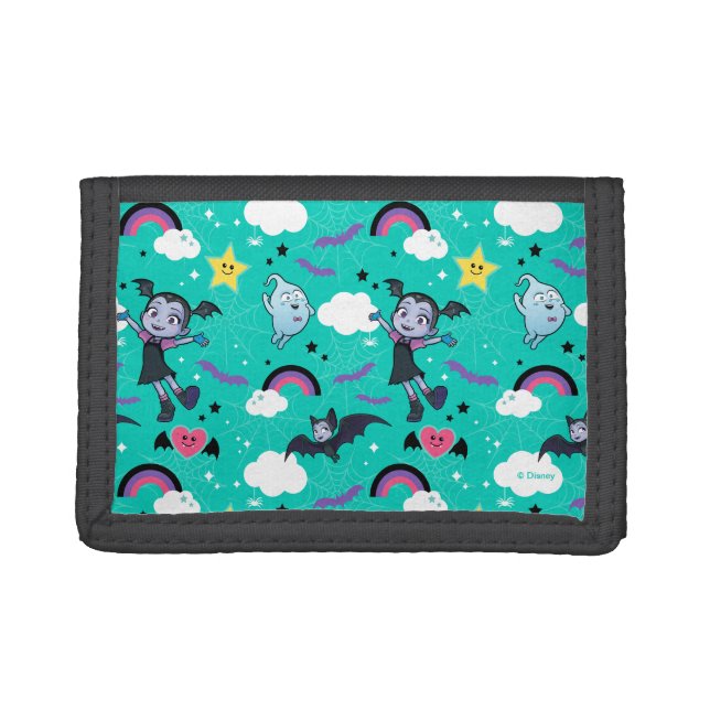 Vampirina & Demi | Friends are Magical Pattern Trifold Wallet (Front)
