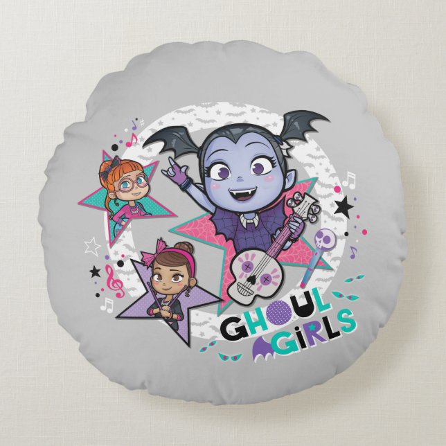 Vampirina | Ghoul Girls Round Pillow (Front)