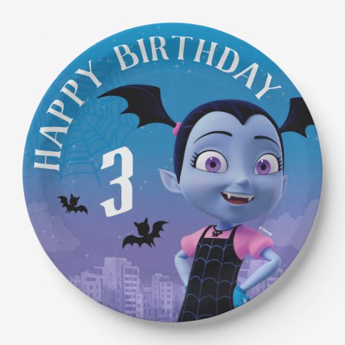 Vampirina  Happy Birthday Paper Plates