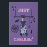 Vampirina | Just Chillin' Faux Canvas Print<br><div class="desc">Vampirina is the new kid in town. Now imagine you're not just the new kid, you're also moving from Transylvania to Pennsylvania! Oh, and one more teensylittle thing: you're a Vampire. And so is your whole family! Vampirina is excited to experience everything the human world has to offer with the...</div>