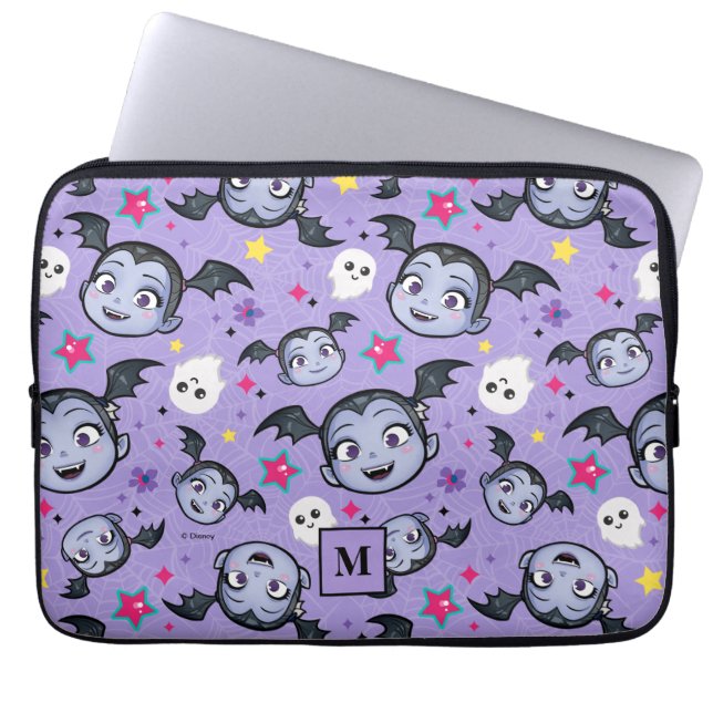 Vampirina | Super Sweet Purple Pattern Laptop Sleeve (Front)