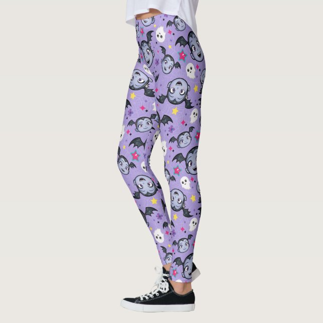Vampirina | Super Sweet Purple Pattern Leggings (Left)
