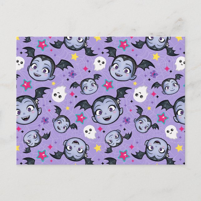 Vampirina | Super Sweet Purple Pattern Postcard (Front)