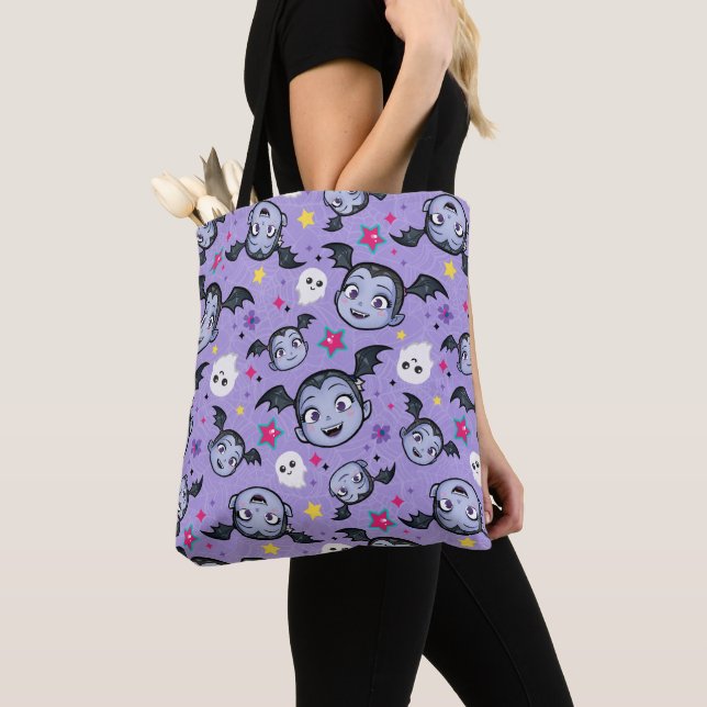 Vampirina | Super Sweet Purple Pattern Tote Bag (Close Up)