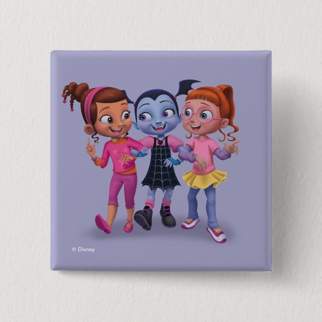 Vampirina & the Ghoul Girls Button (Front)