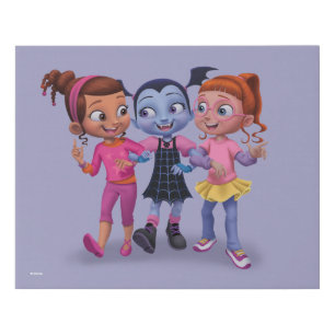 Vampirina & the Ghoul Girls Faux Canvas Print