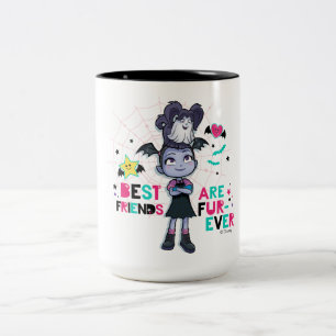 Vampirina & Wolfie   Best Friends are Fur-Ever Two-Tone Coffee Mug