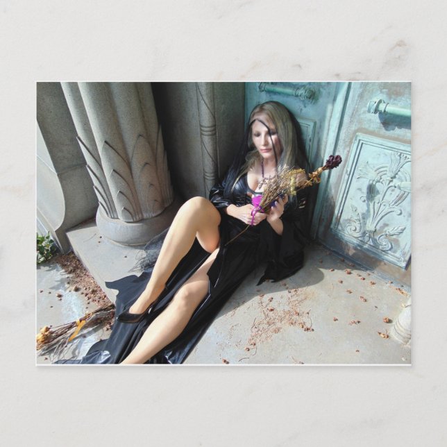 Vamplified Dead Flowers Postcard (Front)