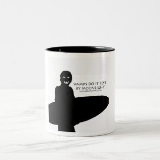 Vamps by Moonlight Two-Tone Coffee Mug