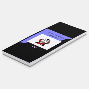 Vamptastic Halloween Magnetic Notepad