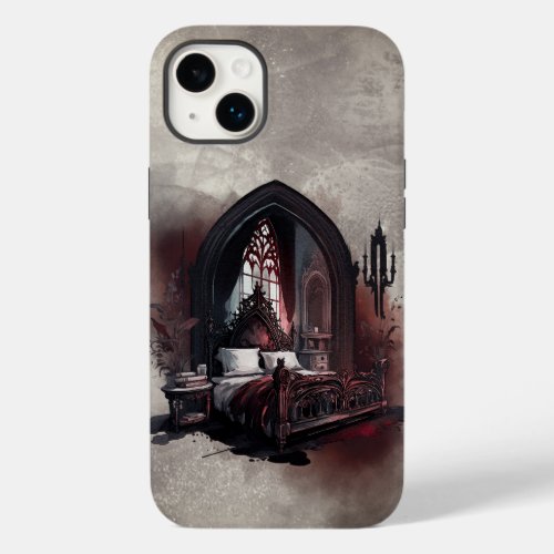 Vampy Boudoir  Gothic Red Victorian Bedroom Suite Case_Mate iPhone 14 Plus Case