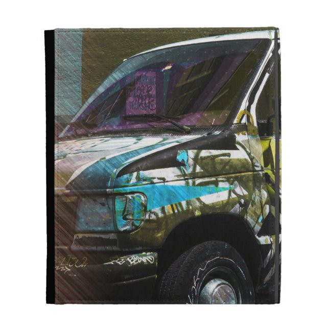 Van A roid - SanFrancisco Graffiti truck iPad Case (Back)