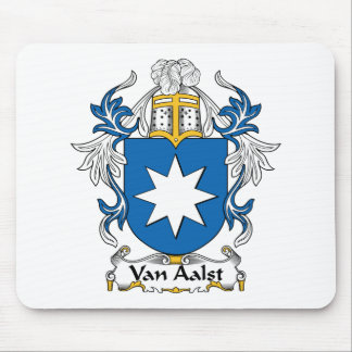 Van Aalst Family Crest Mouse Pad