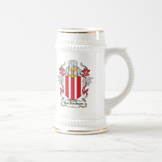 Van Berchem Family Crest Beer Stein