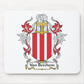 Van Berchem Family Crest Mouse Pad